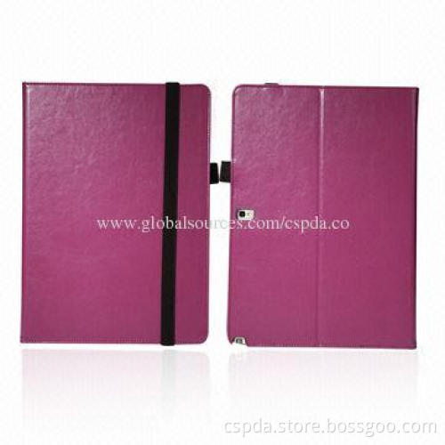 PU Stand Card Slots Case for Samsung Galaxy Note Pro 12 2-inch, Elastic Band Design